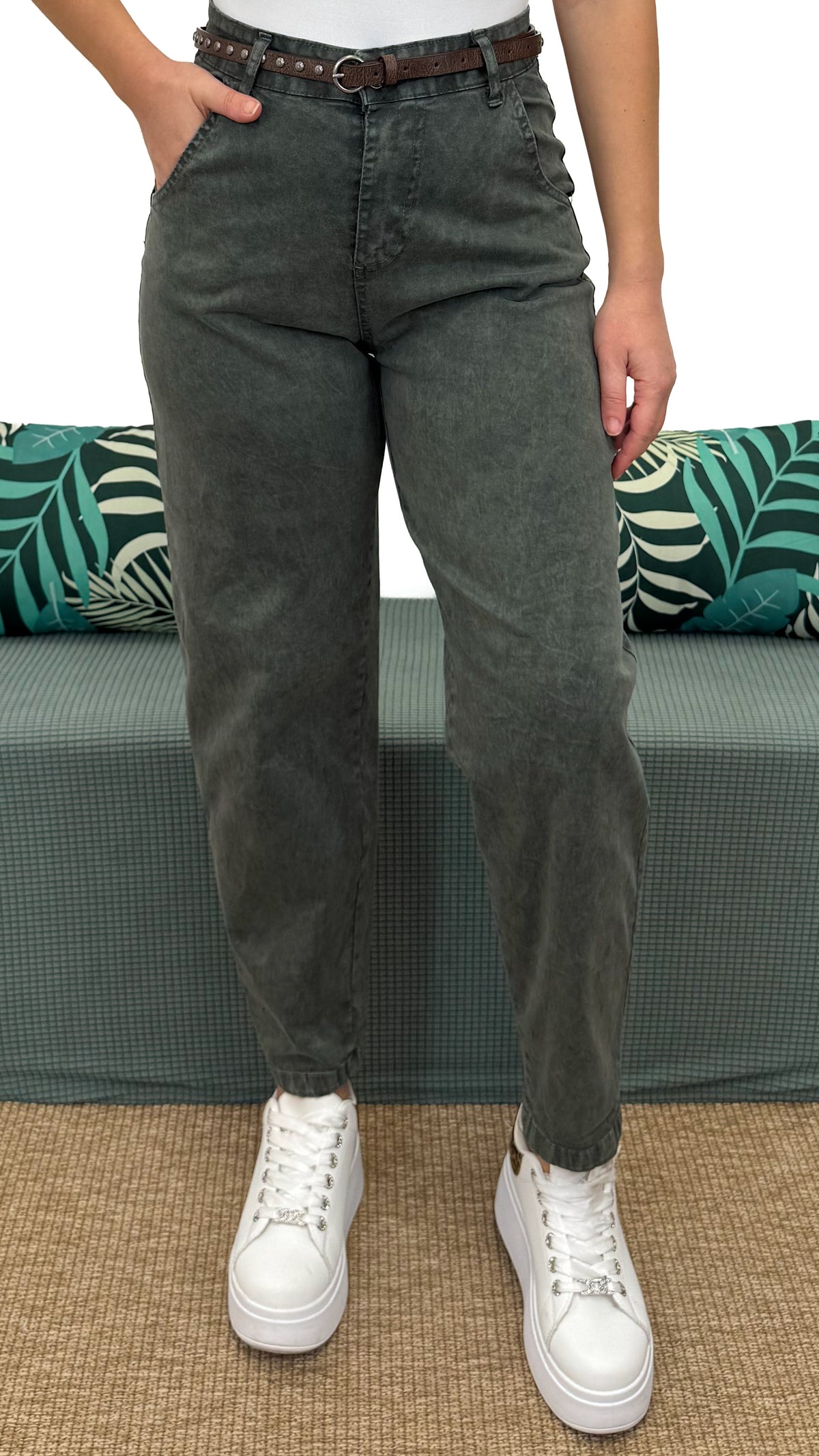 JEANS ANIMA VERDE