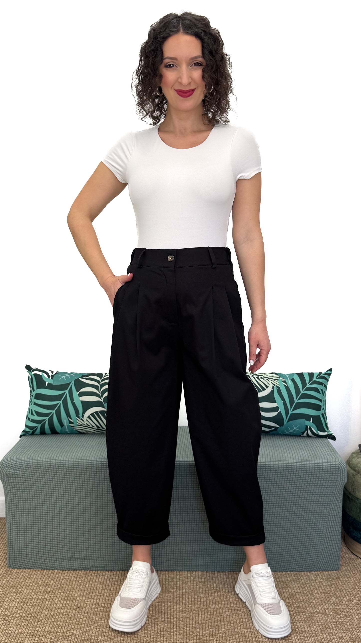 PANTALONE BALLON IN COTONE