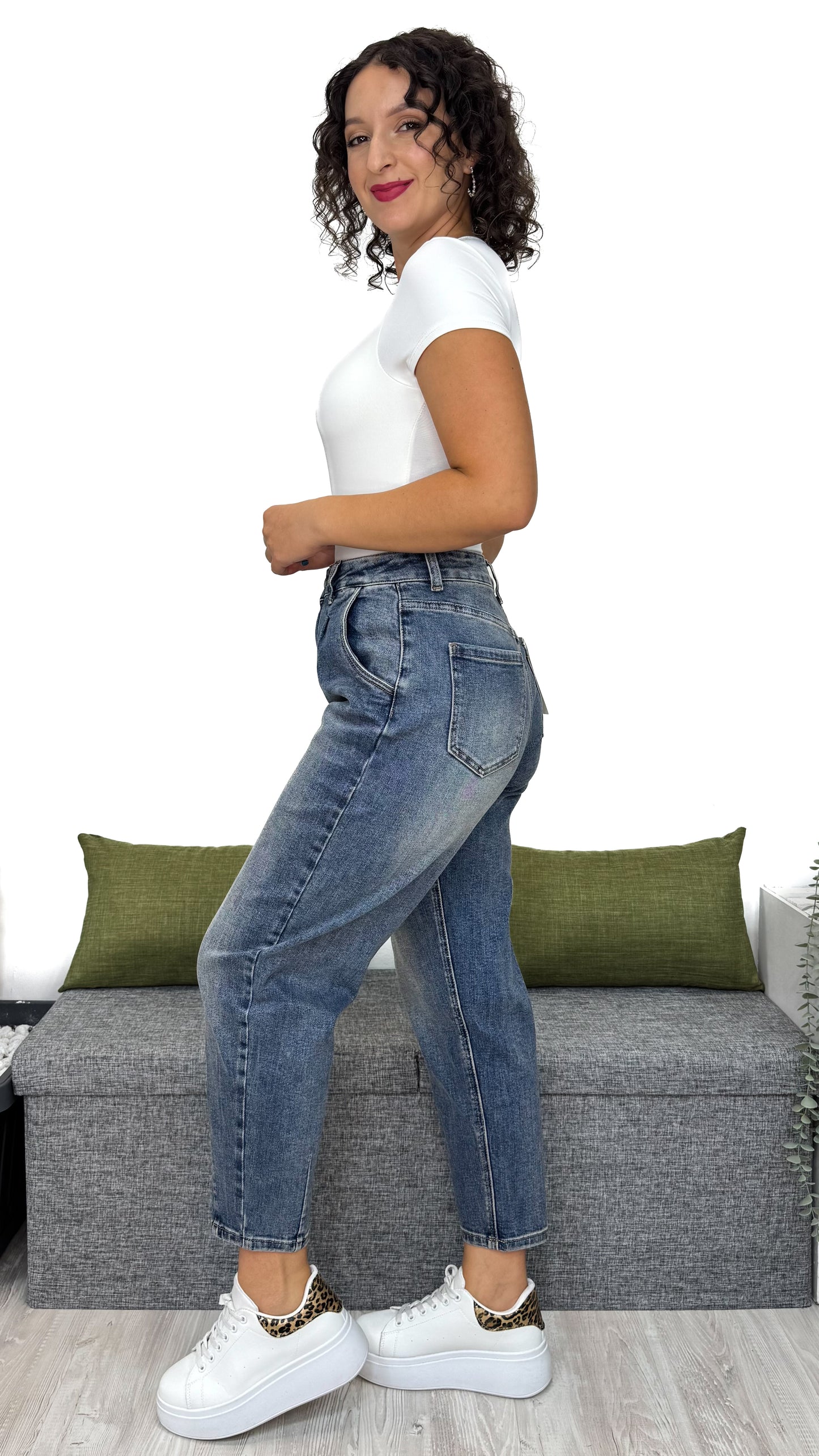 JEANS BALLON DENIM VINTAGE