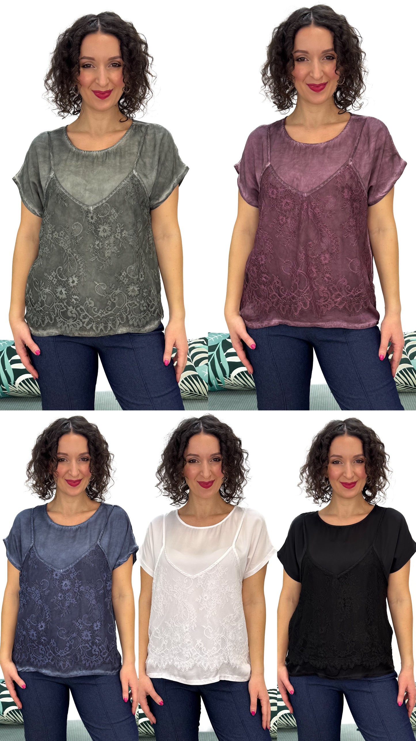 T-SHIRT DOPPIO EFFETTO