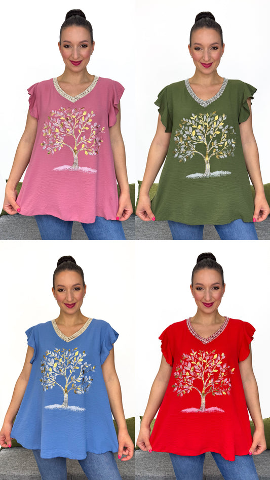 T-SHIRT ALBERO DELLA VITA  linea morbida