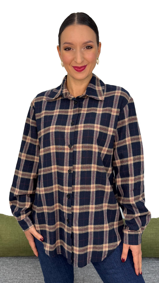 CAMICIA QUADRI IN FLANELLA