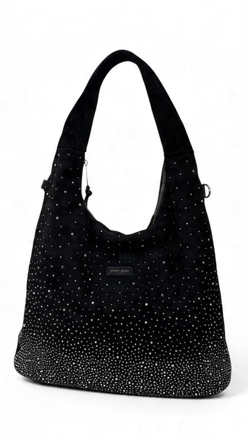 BORSA A SACCO CON BRILLANTINI