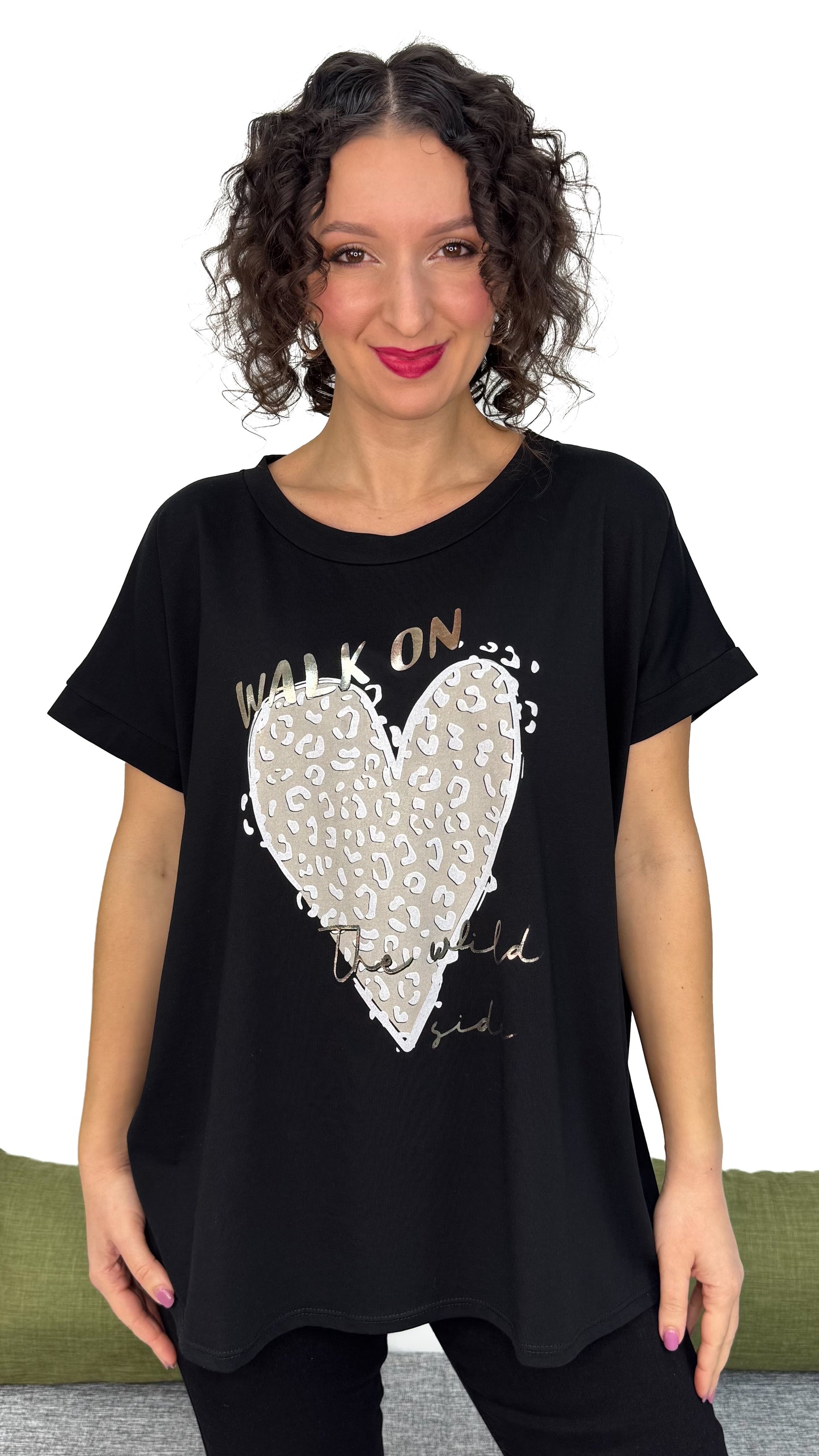 T-SHIRT CUORE LINEA MORBIDA