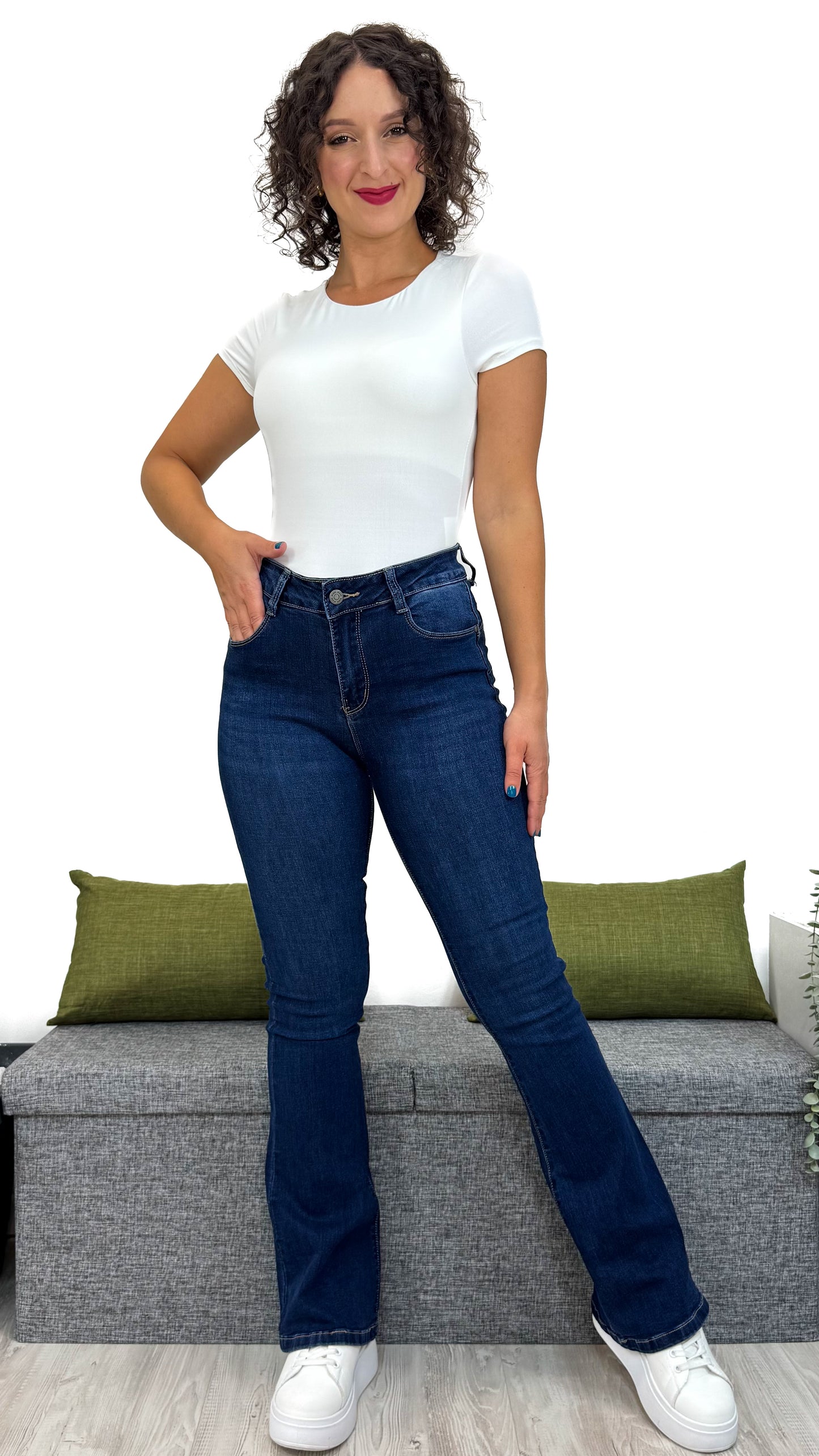 JEANS FLARE EFFETTO -5kg