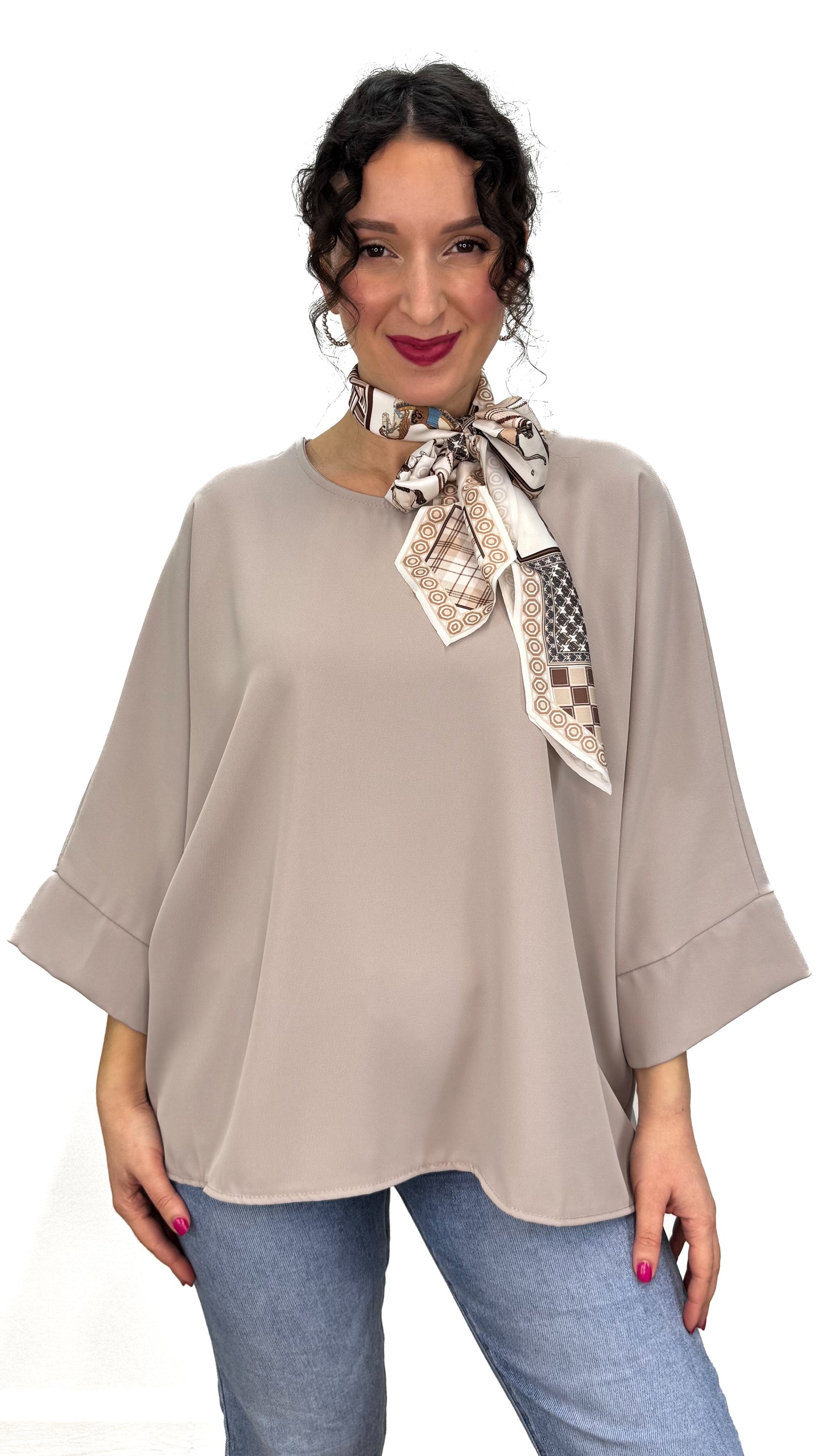 BLUSA FOULARD