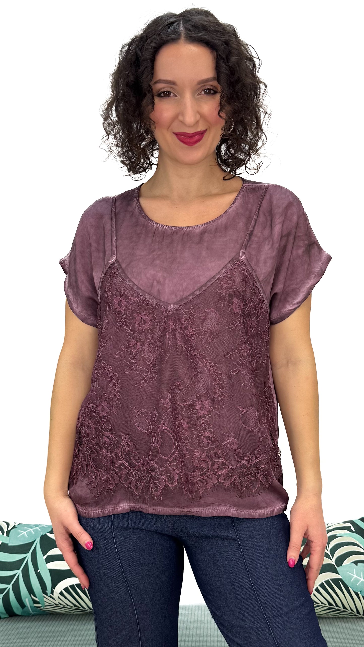T-SHIRT DOPPIO EFFETTO