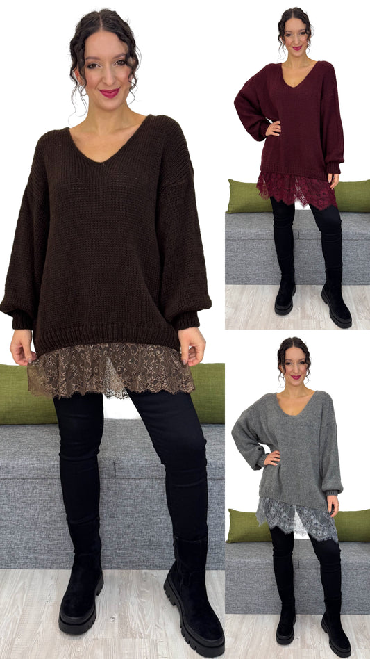 MAGLIONE DOPPIA ELEGANZA