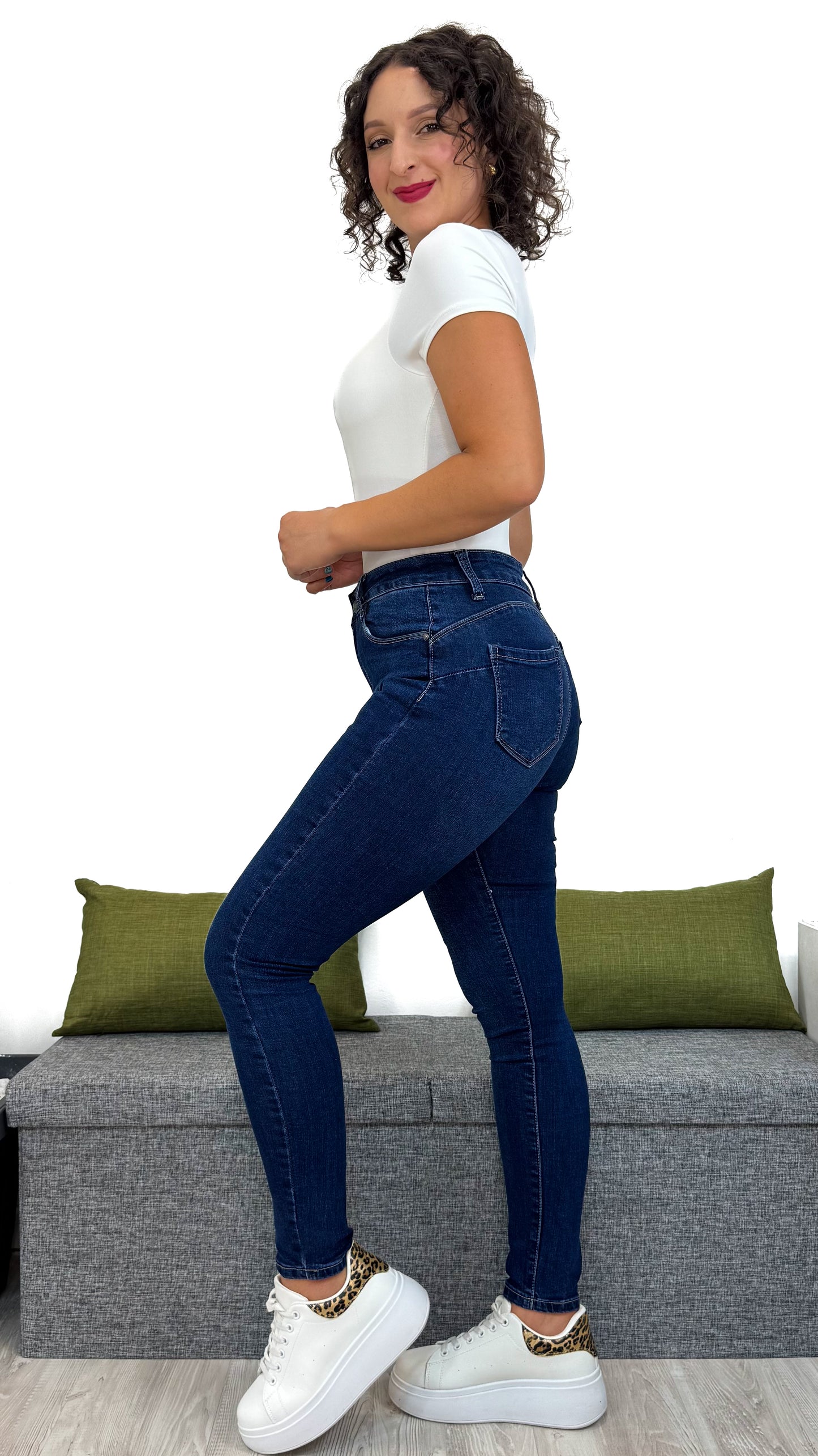 JEANS SKINNY EFFETTO -5KG