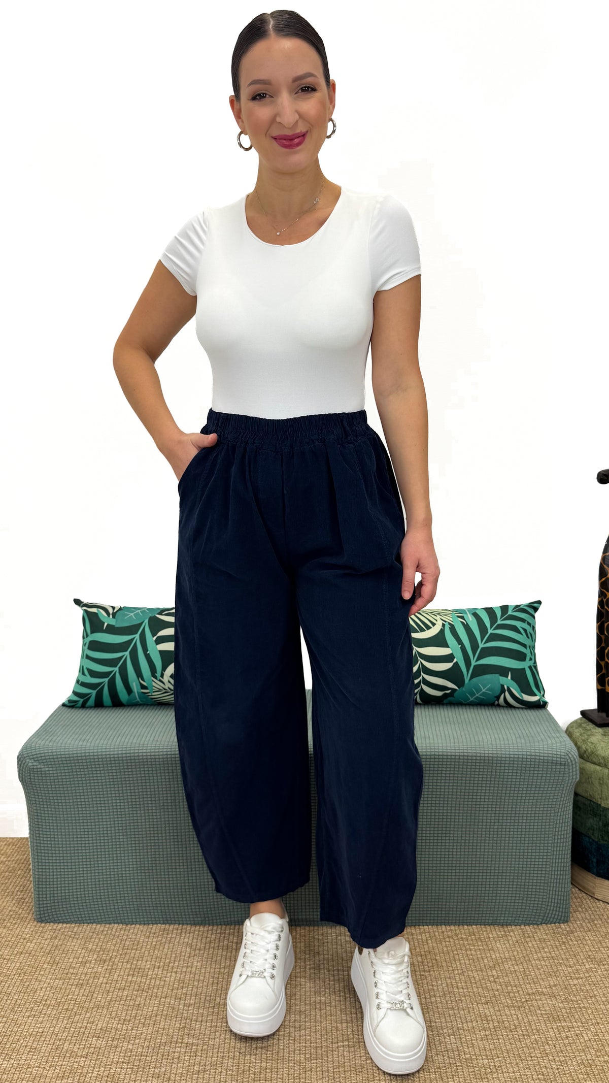 PANTALONE BARREL VELVET