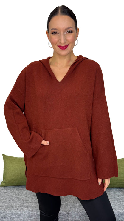 MAXI FELPA IN MAGLIA