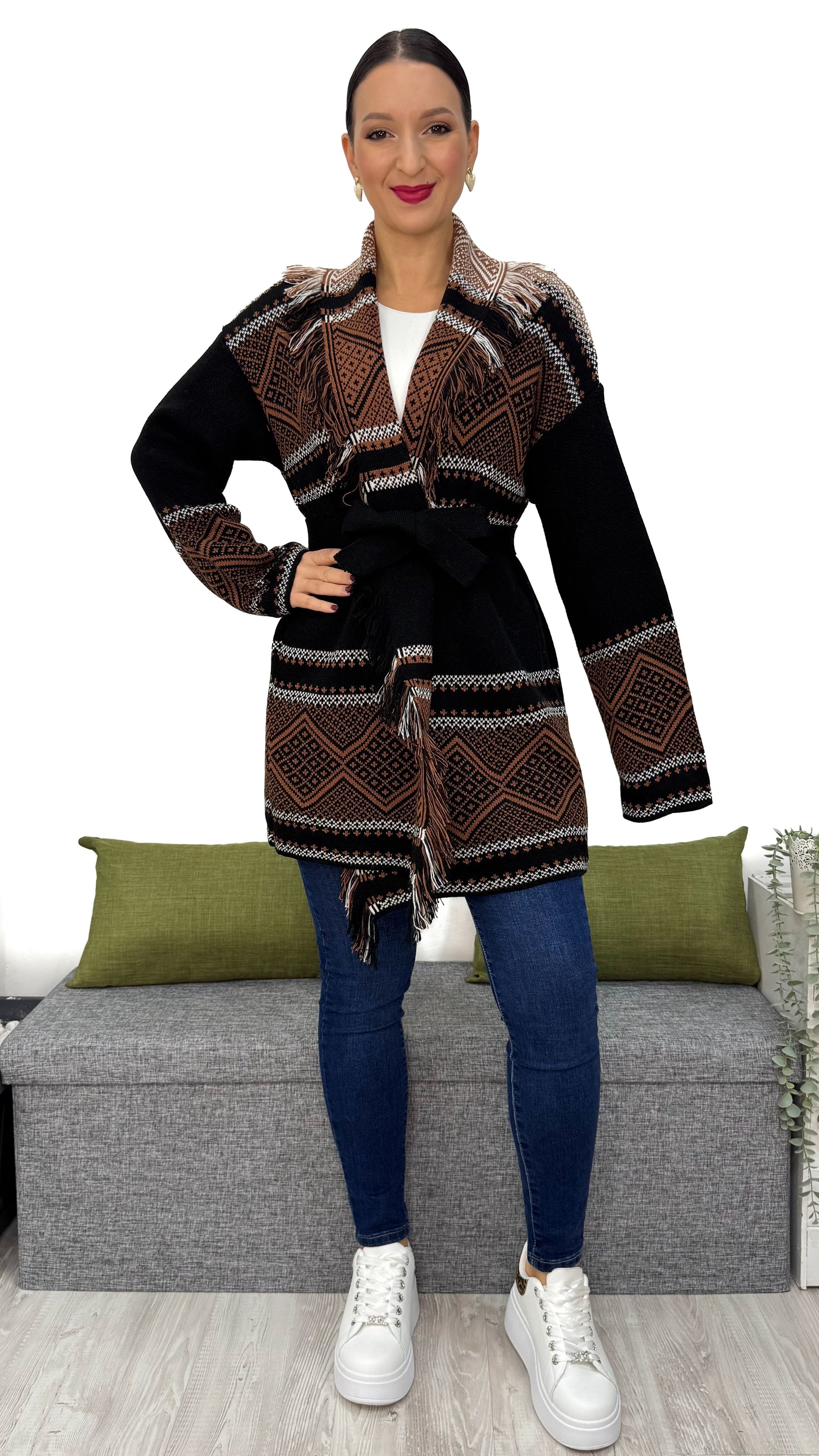 CARDIGAN TRIBALE