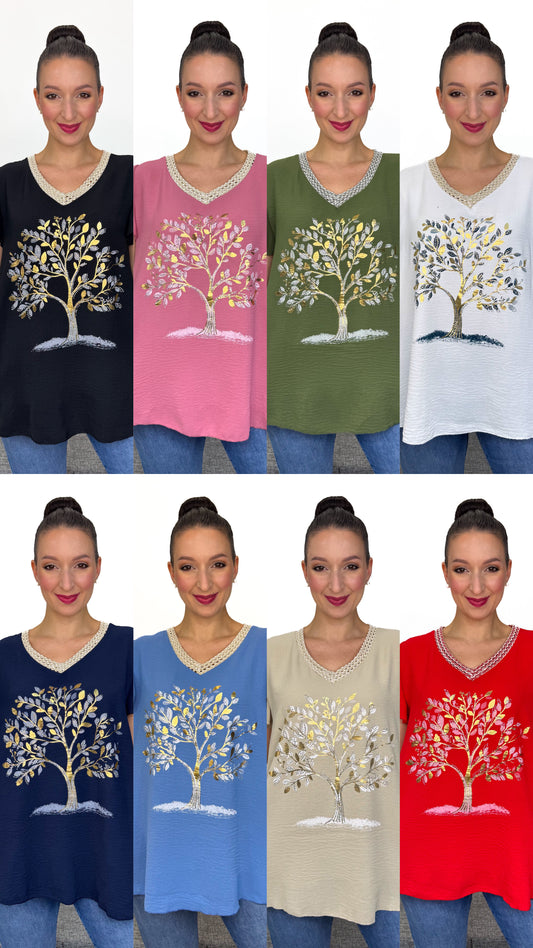 T-SHIRT ALBERO DELLA VITA  linea morbida
