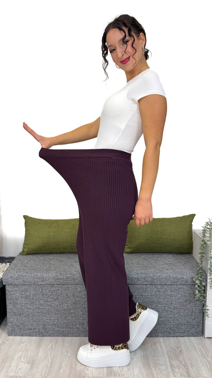 COORDINATO IN MAGLIA A COSTINE