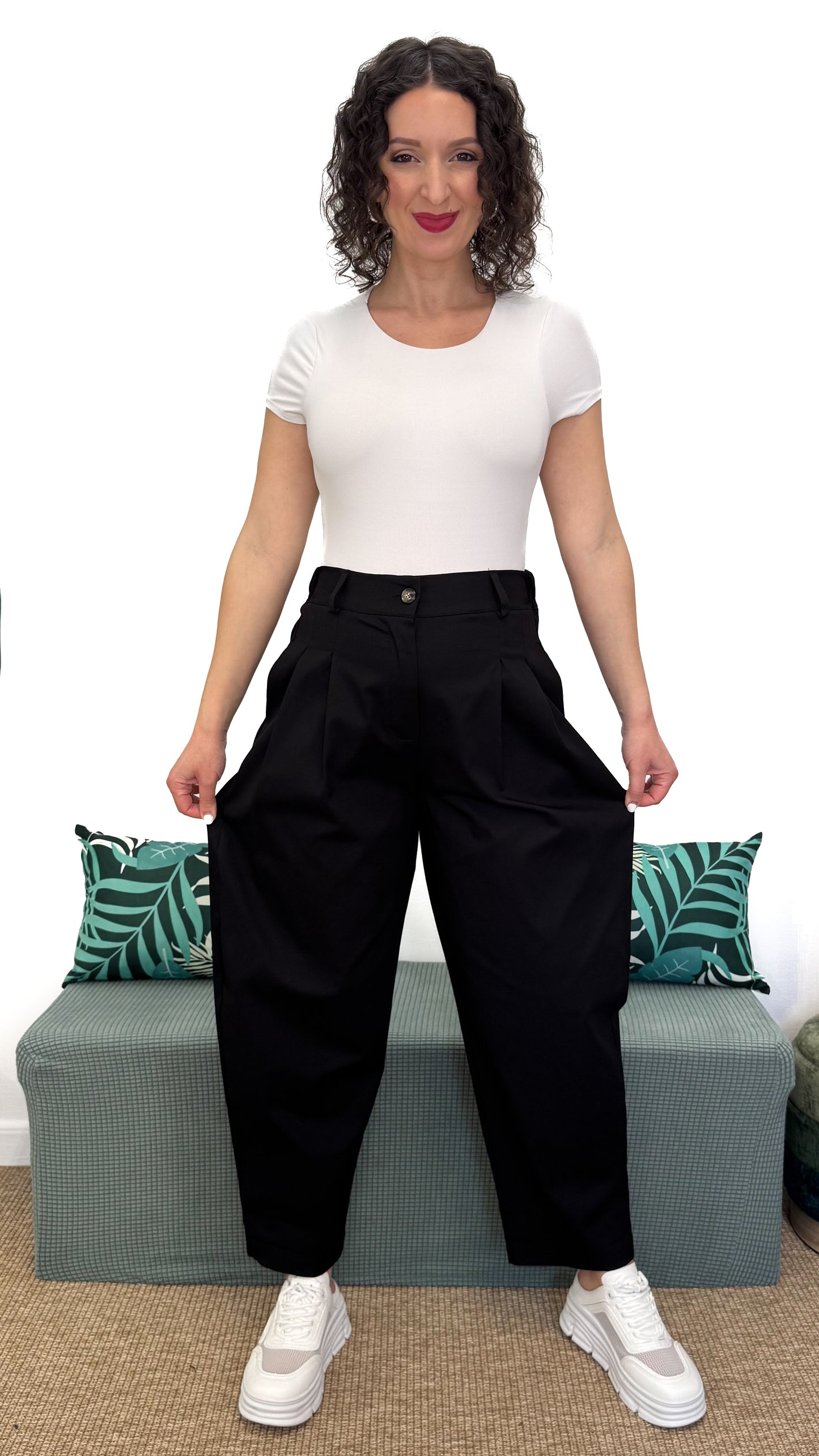 PANTALONE BALLON IN COTONE