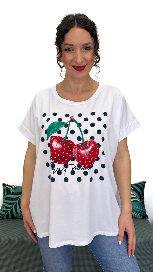 T-SHIRT CILIEGIA LINEA MORBIDA