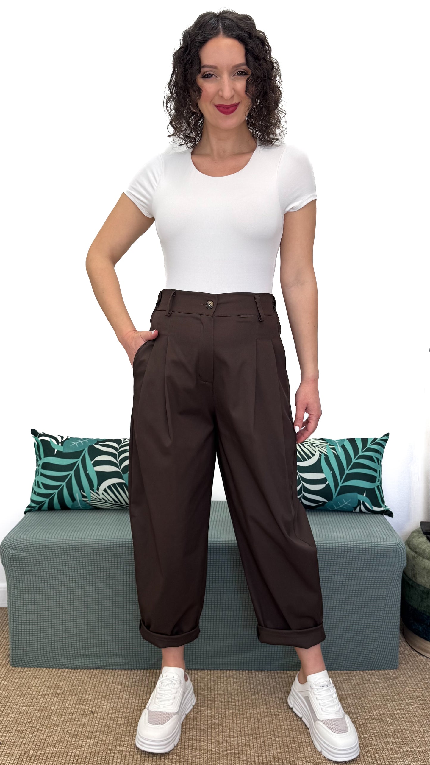 PANTALONE BALLON IN COTONE