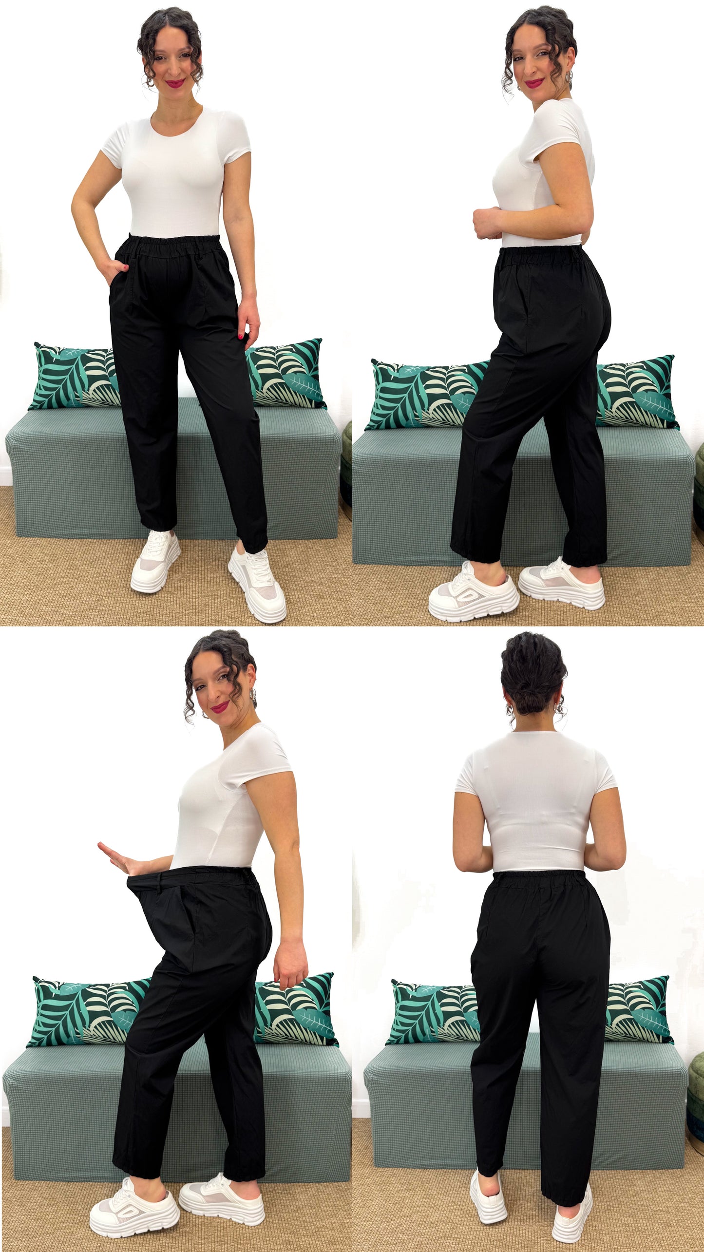 PANTALONE BAMBÙ 100% COTONE