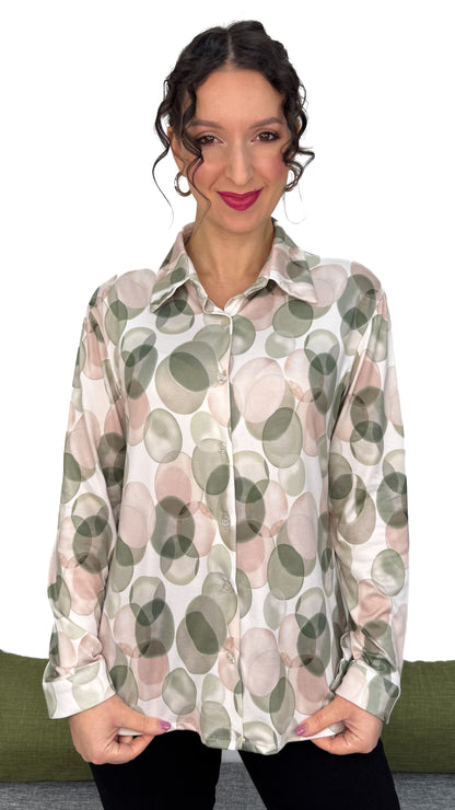 CAMICIA IN MAGLIA FANTASIA