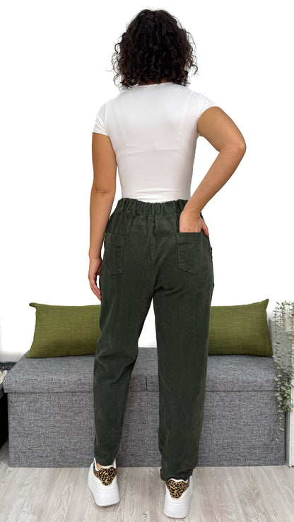 PANTALONE BALLON IN VELLUTO