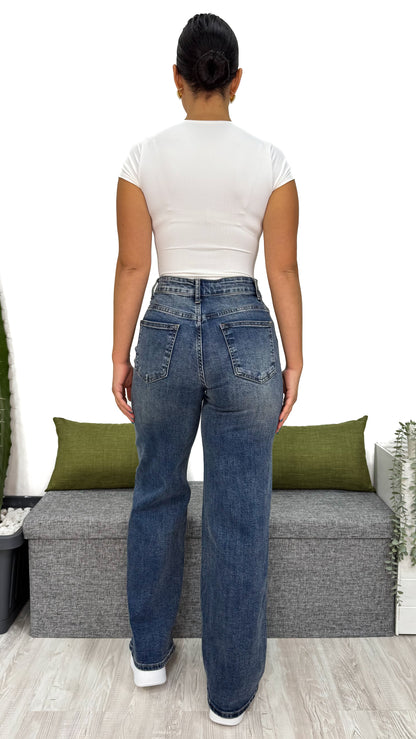 JEANS WIDE LEG GIOIELLO