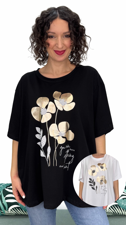 T-SHIRT TULIPANI LINEA MORBIDA