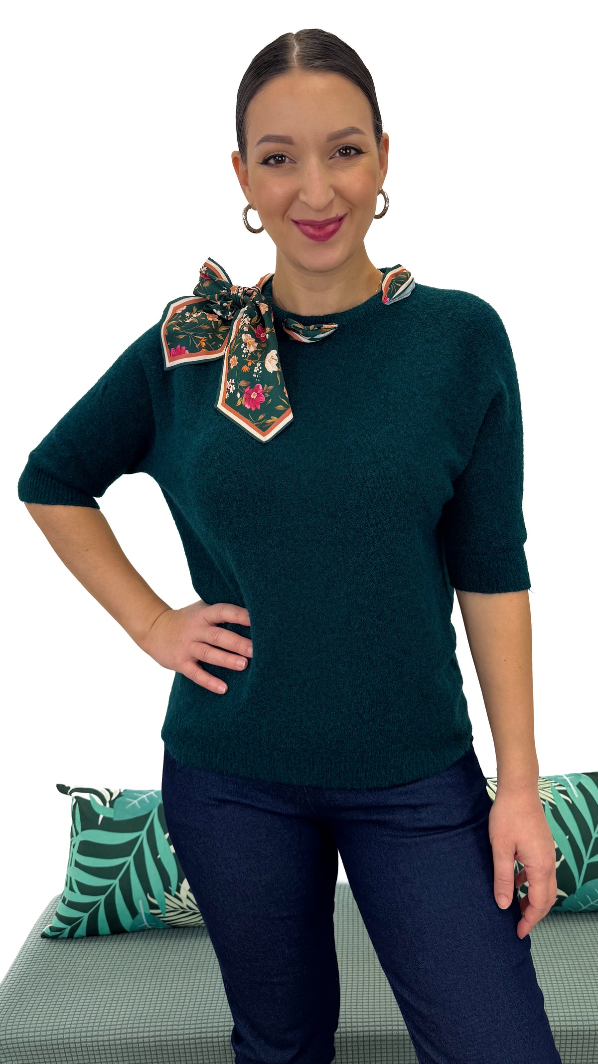 MAGLIONCINO FOULARD