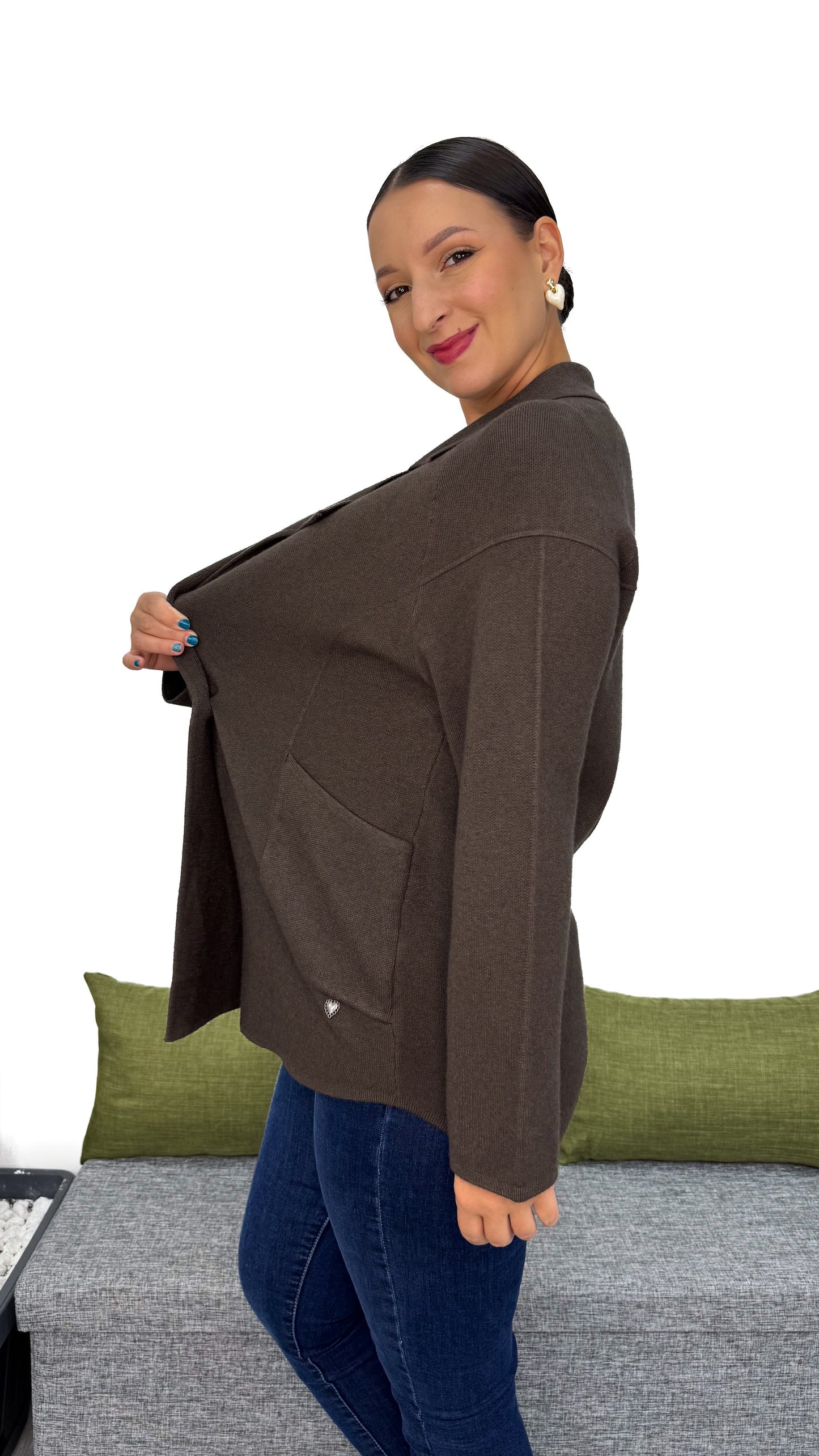 CARDIGAN/BLAZER IN MAGLIA