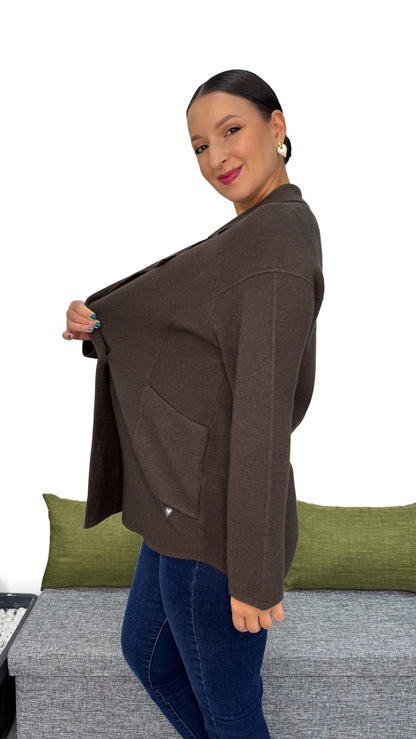 CARDIGAN/BLAZER IN MAGLIA