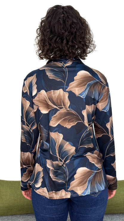 CAMICIA IN MAGLIA FANTASIA