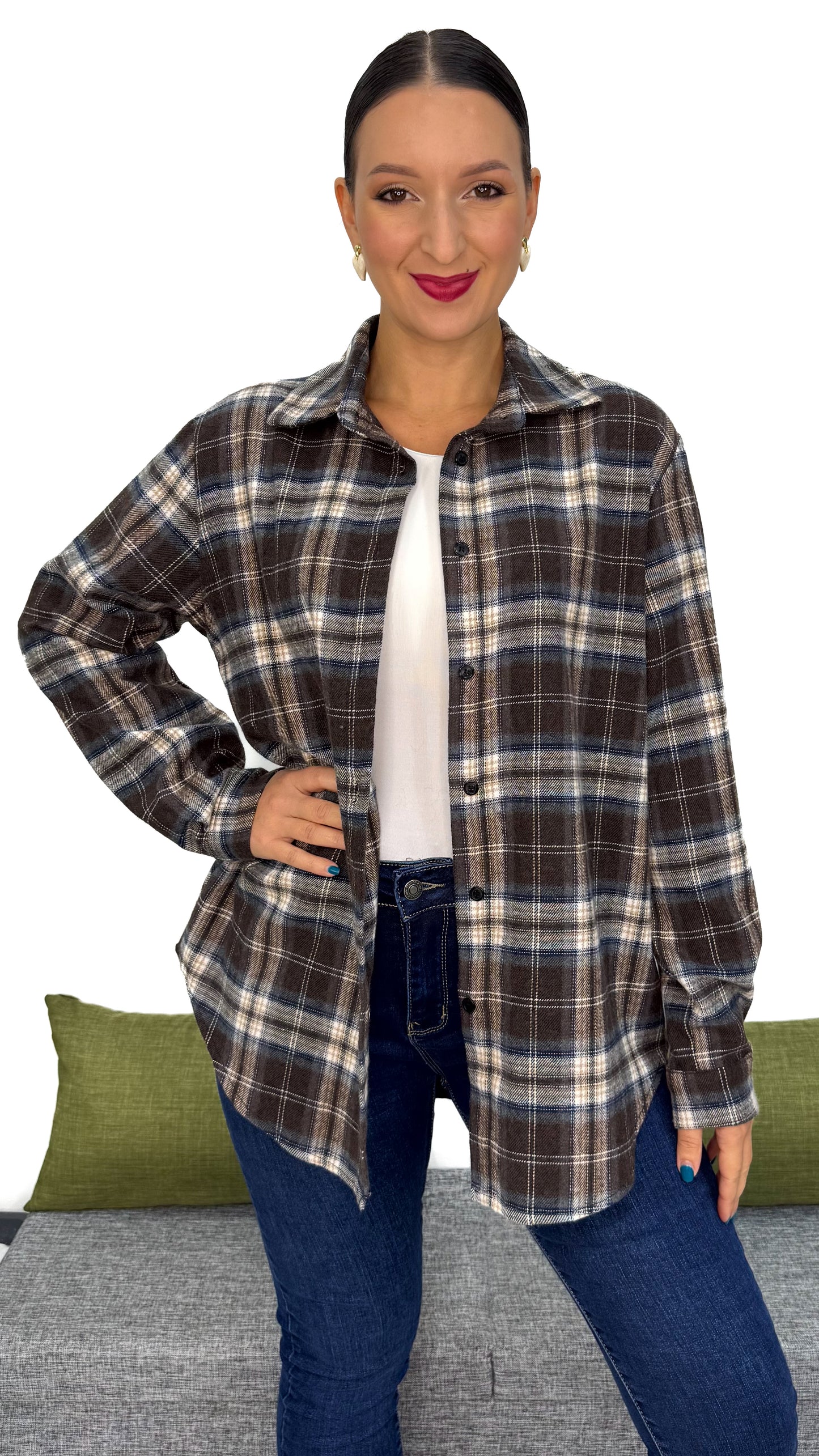 CAMICIA QUADRI IN FLANELLA