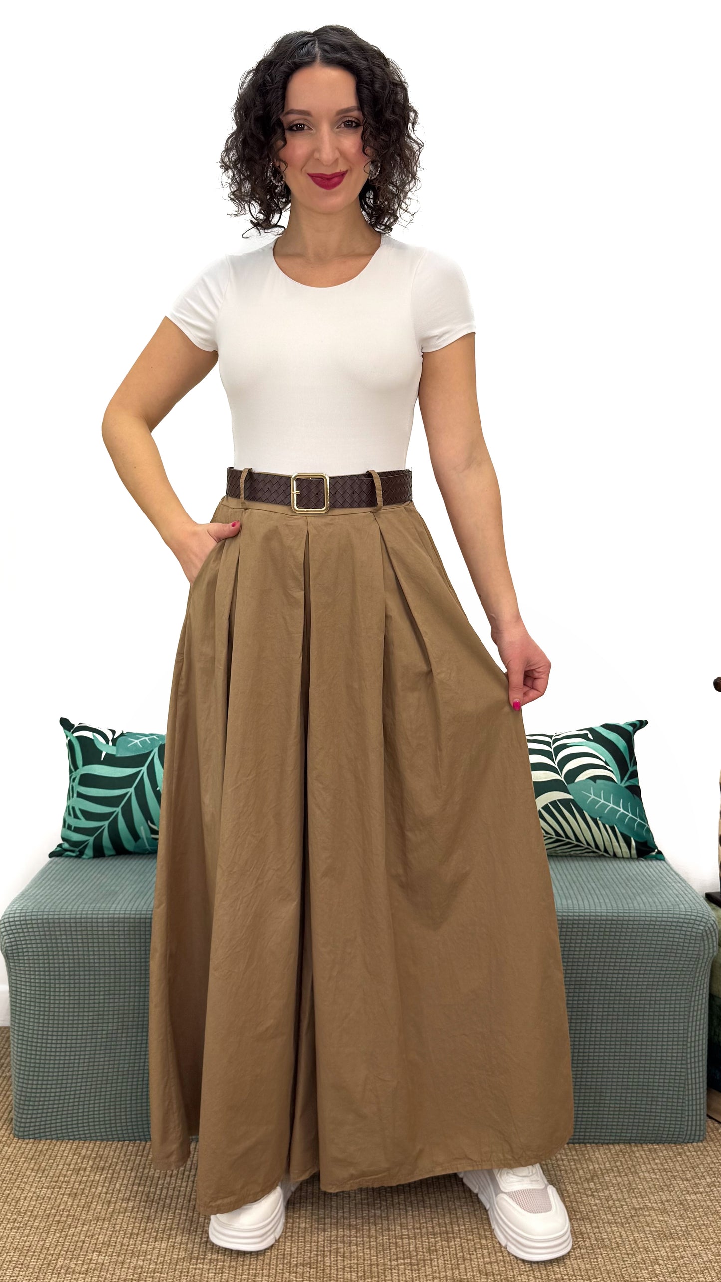 PANTAGONNA LUNGO 100% COTONE