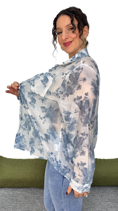 CAMICIA FIORI DI LUCE