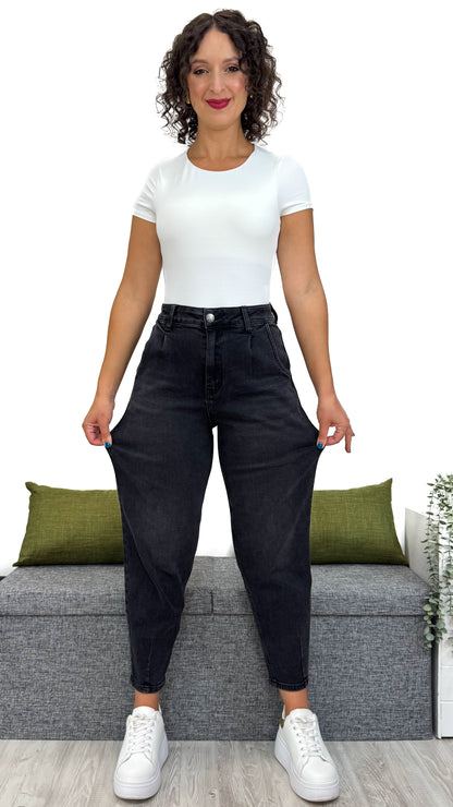 JEANS BALLON NERO