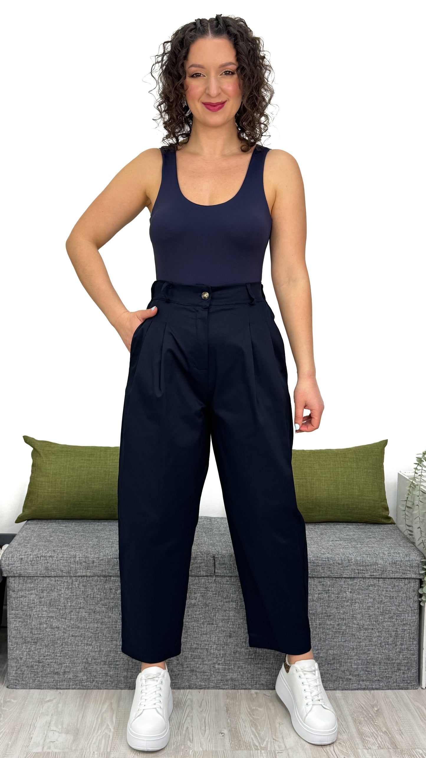 PANTALONE BALLON IN COTONE