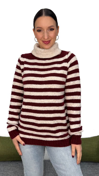 MAGLIONE RIGHE CHIC