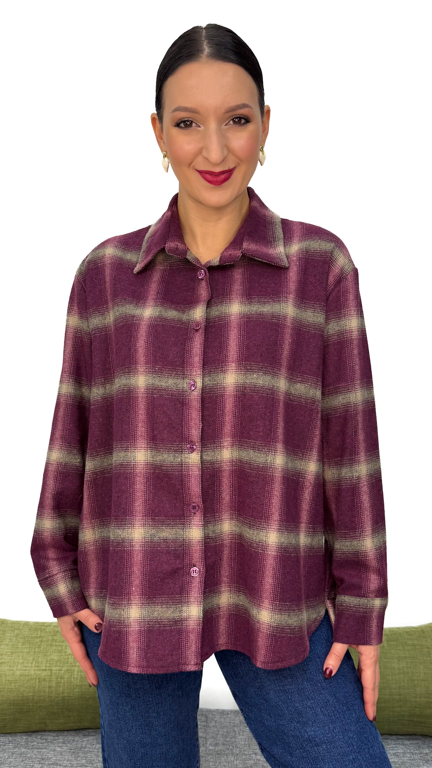 CAMICIA QUADRI IN FLANELLA