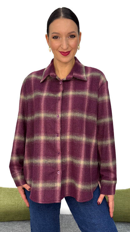 CAMICIA QUADRI IN FLANELLA