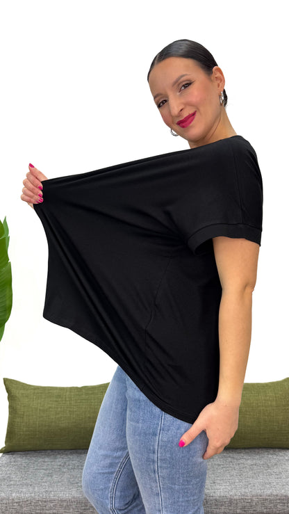 T-SHIRT TINTA UNITA LINEA MORBIDA