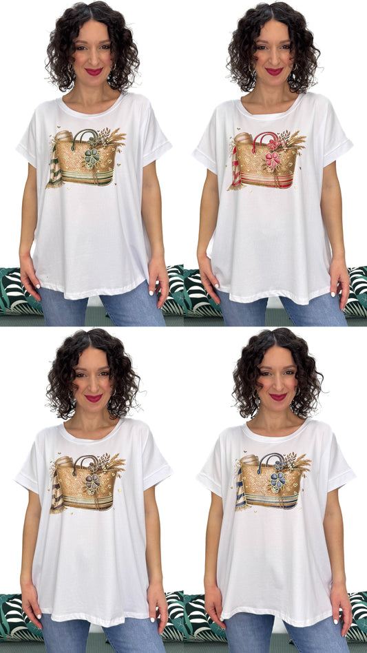 T-SHIRT SUMMER BAG LINEA MORBIDA