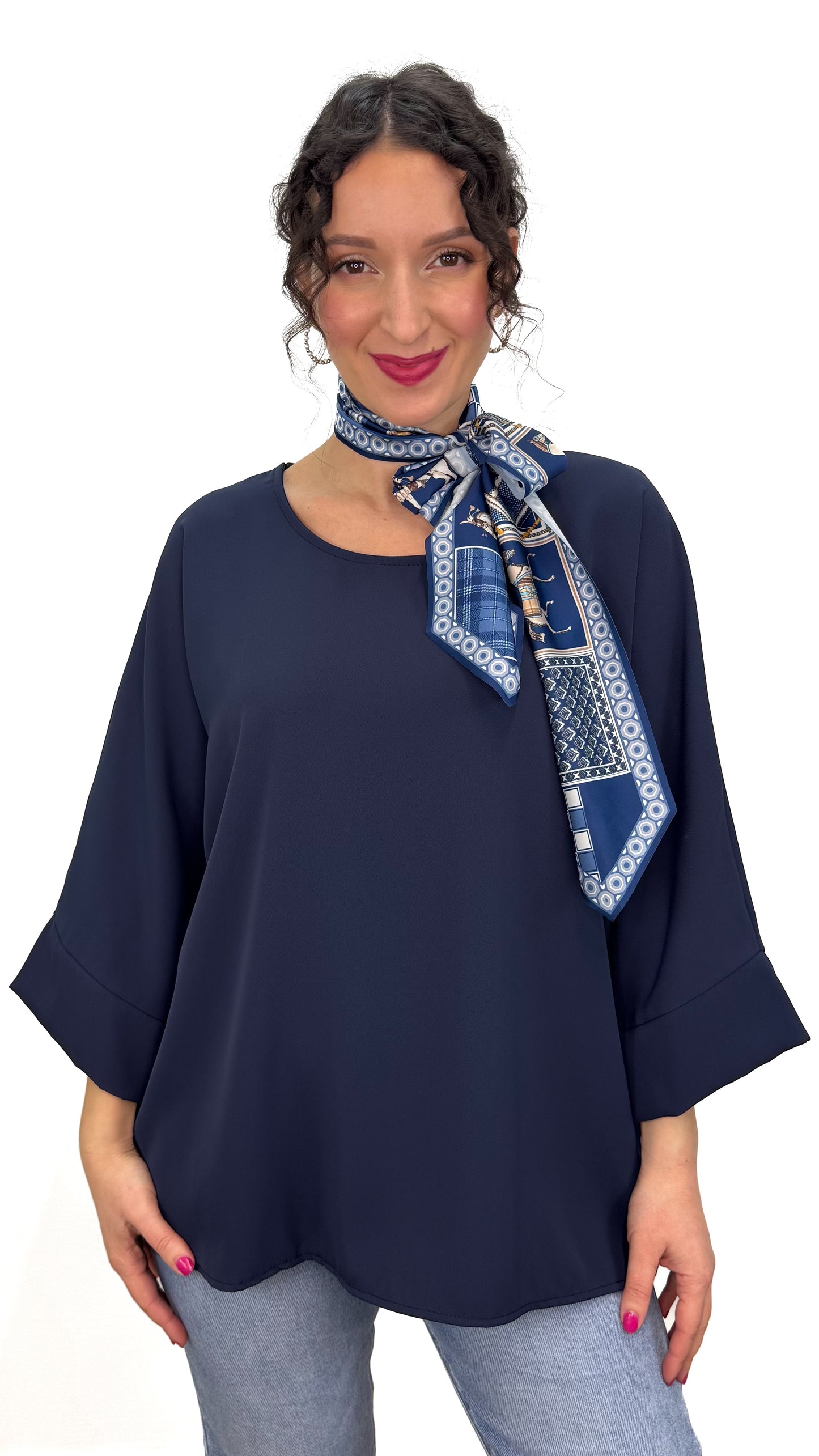 BLUSA FOULARD