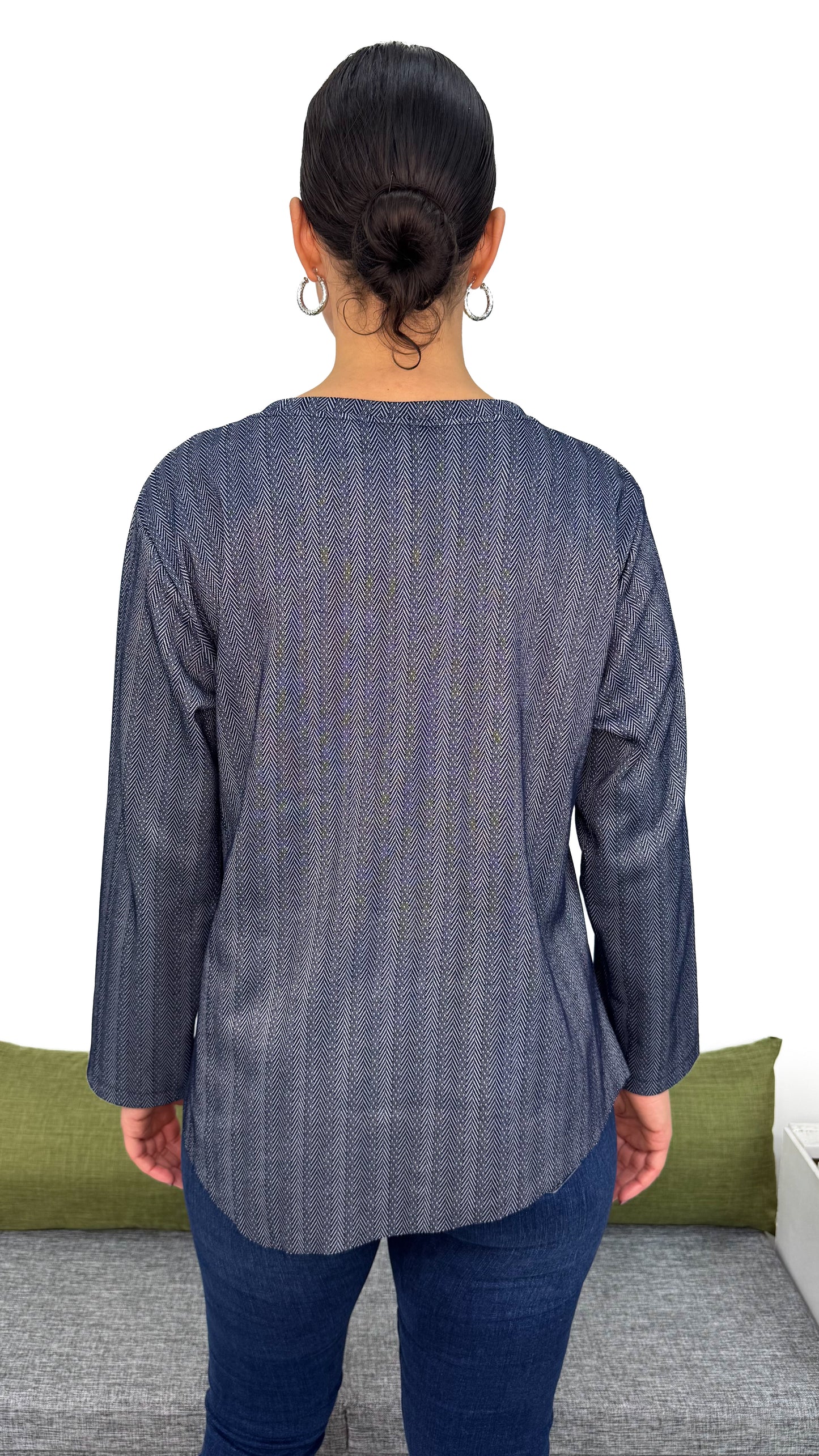 MAGLIA TWEED FIOCCO LATERALE