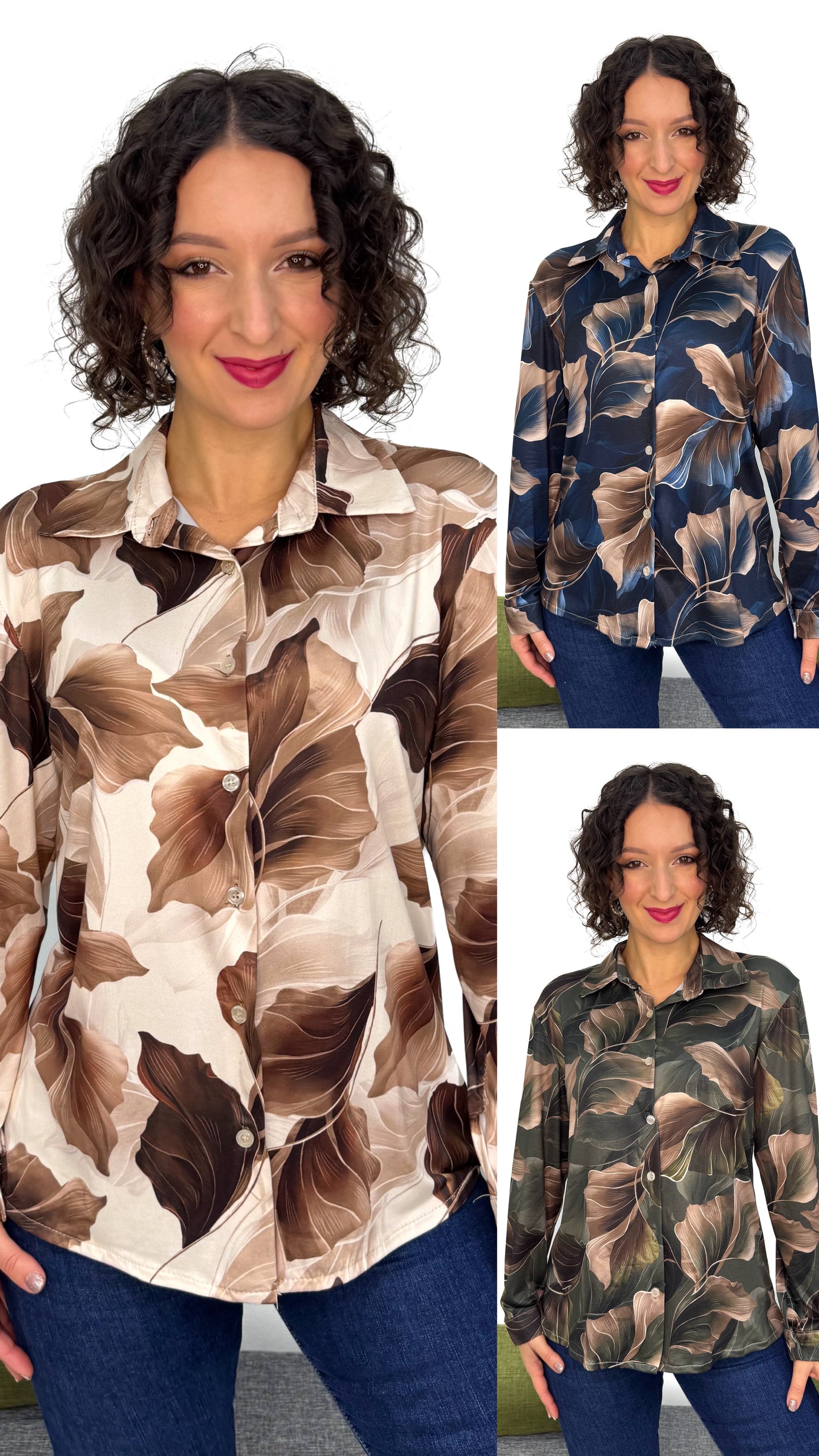 CAMICIA IN MAGLIA FANTASIA