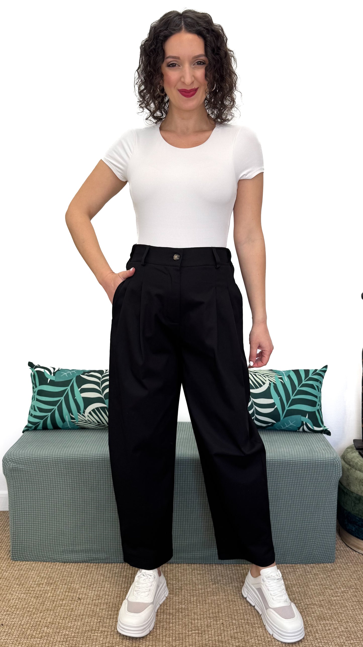 PANTALONE BALLON IN COTONE