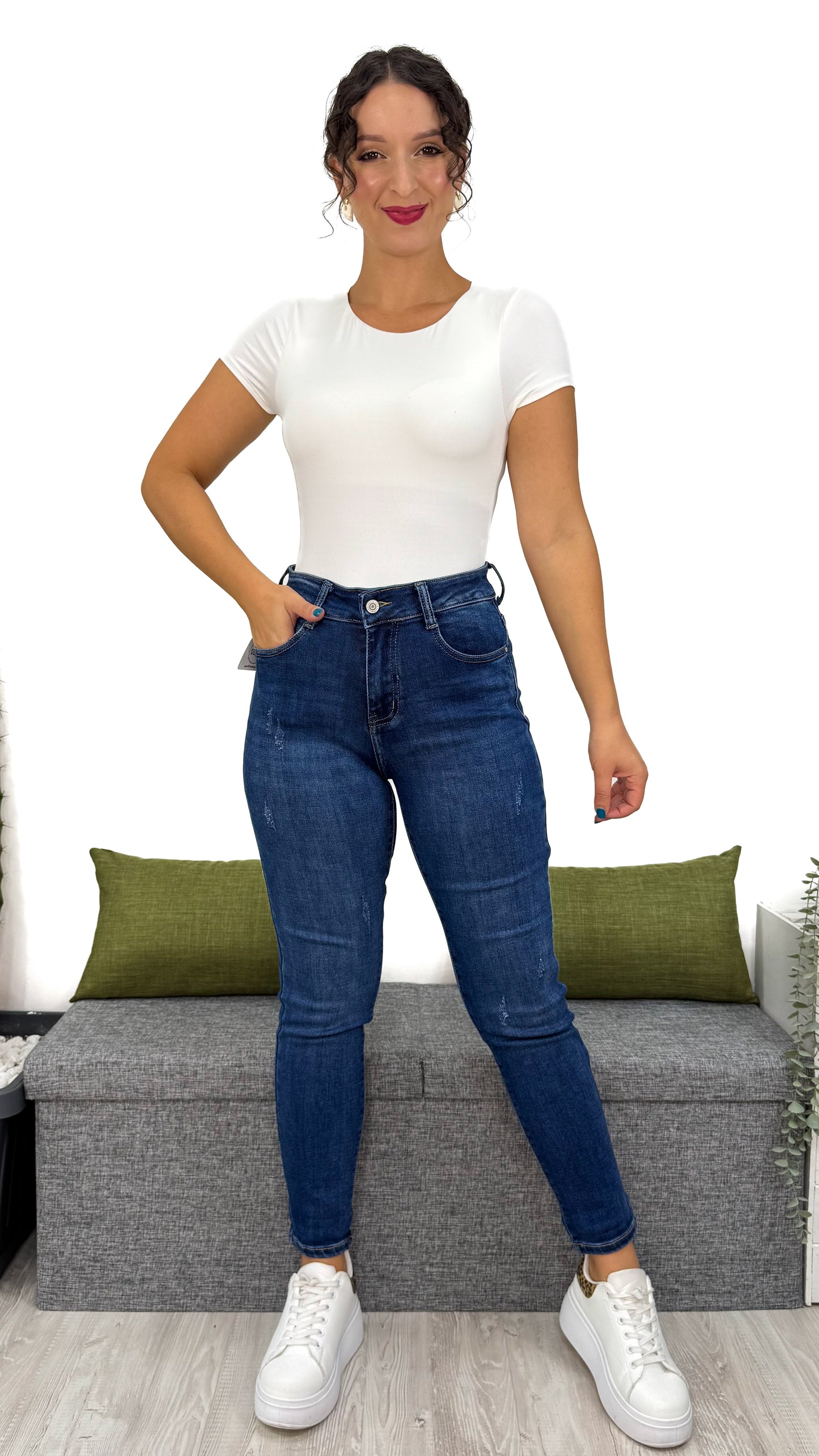 JEANS MOM-FIT MORBIDO E COMODO
