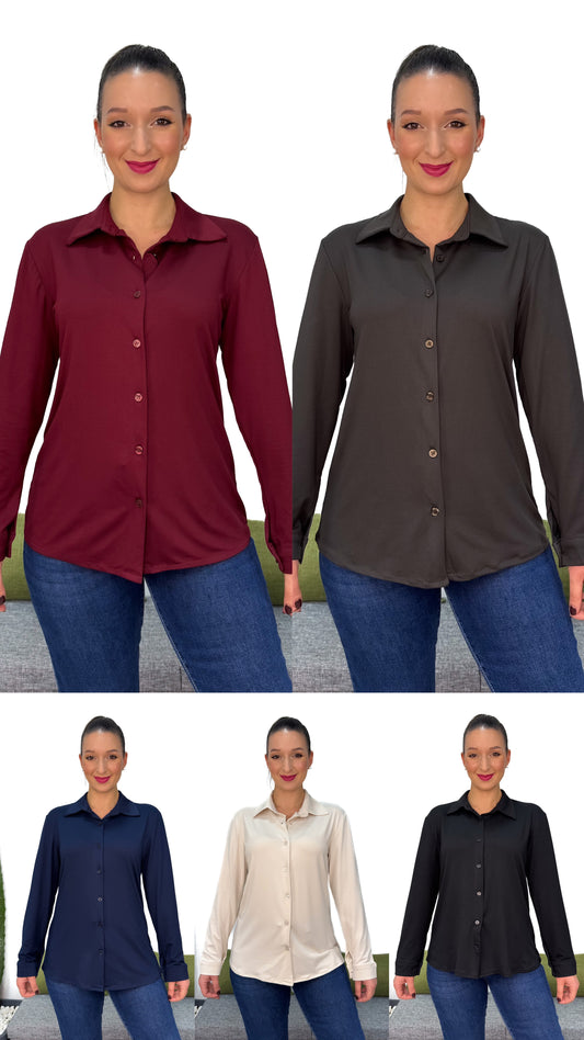 CAMICIA IN MAGLIA SLIM