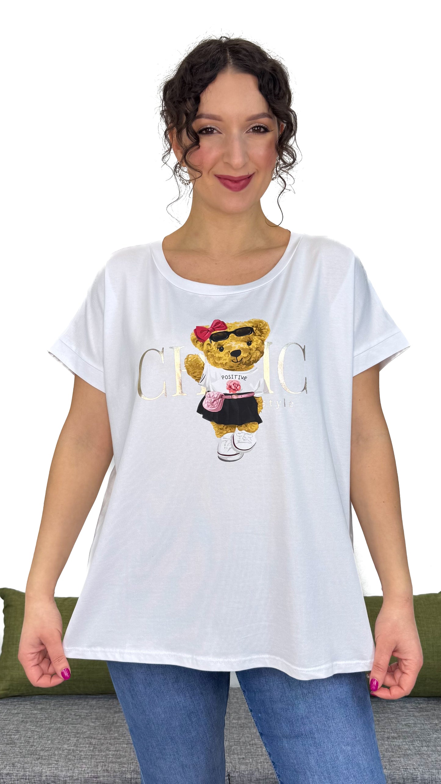 T-SHIRT TEDDY CHIC linea morbida