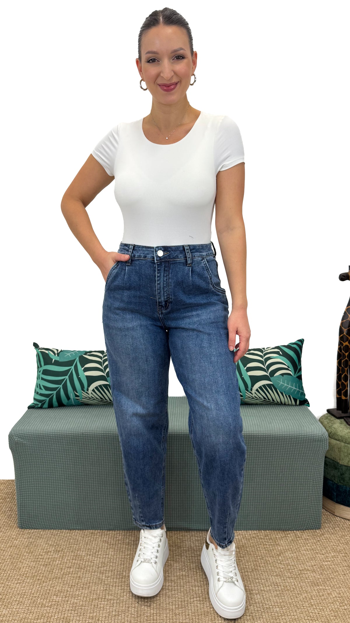 JEANS BALLON BLU