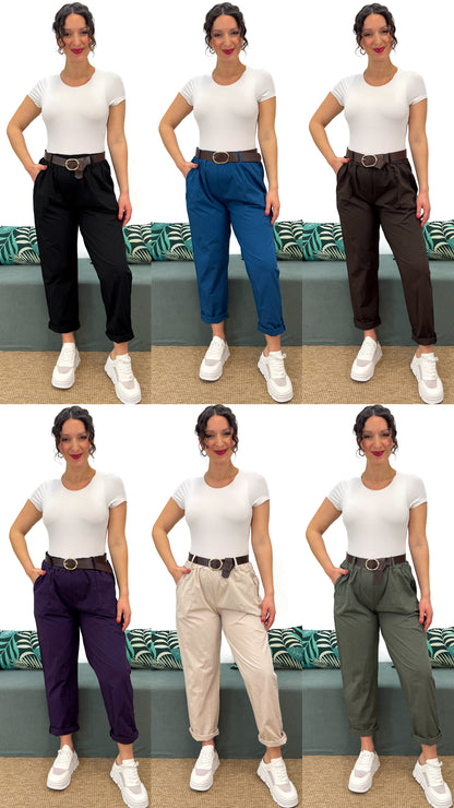 PANTALONE BAMBÙ 100% COTONE