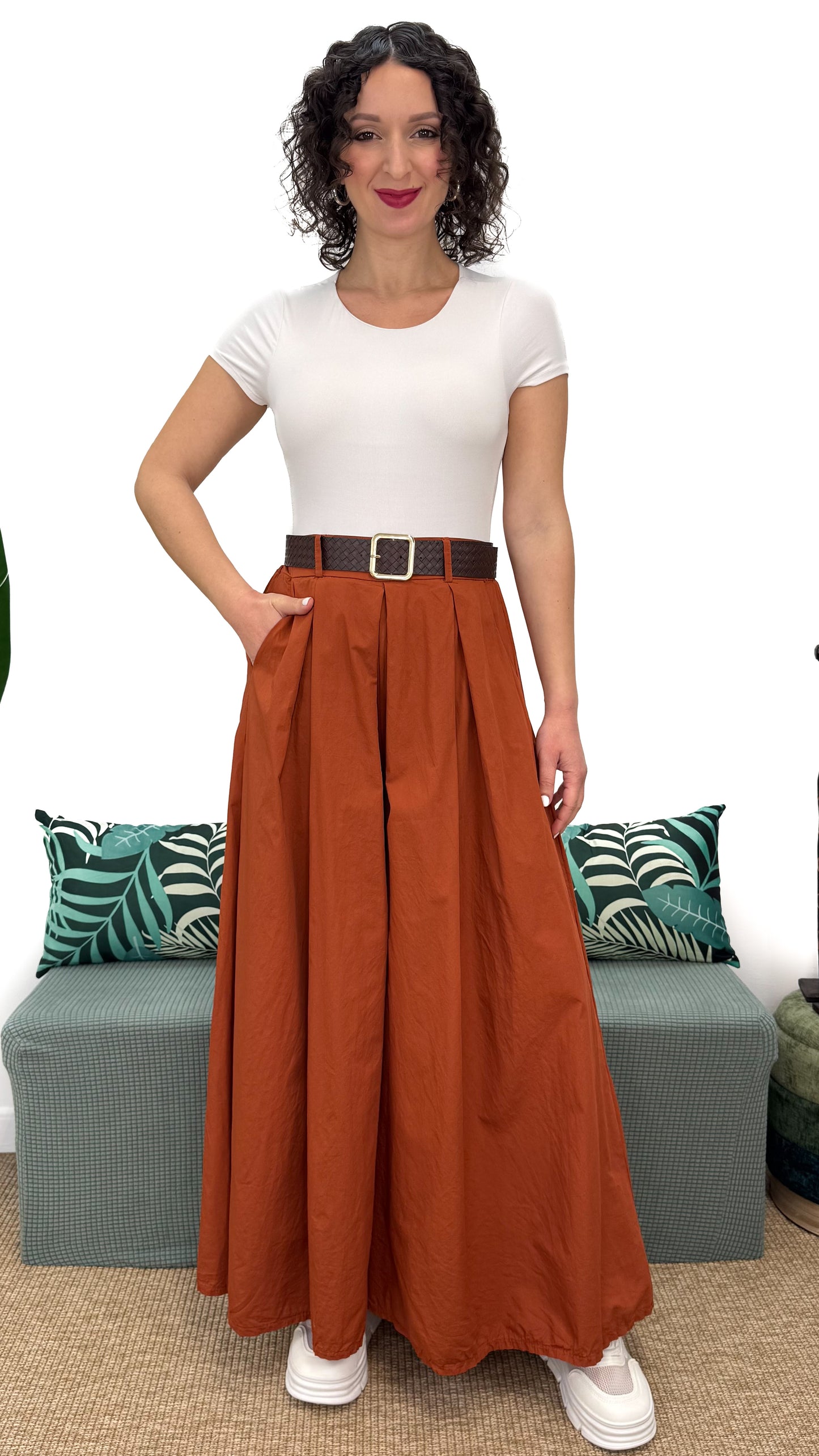PANTAGONNA LUNGO 100% COTONE